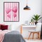 Stupell Industries Chic Bow on Pink Stripes Framed Giclee, design by Camila Juncos